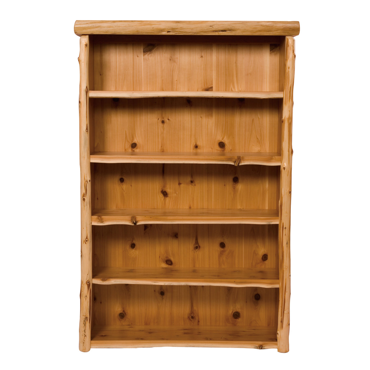 Cedar Log Large Bookshelf