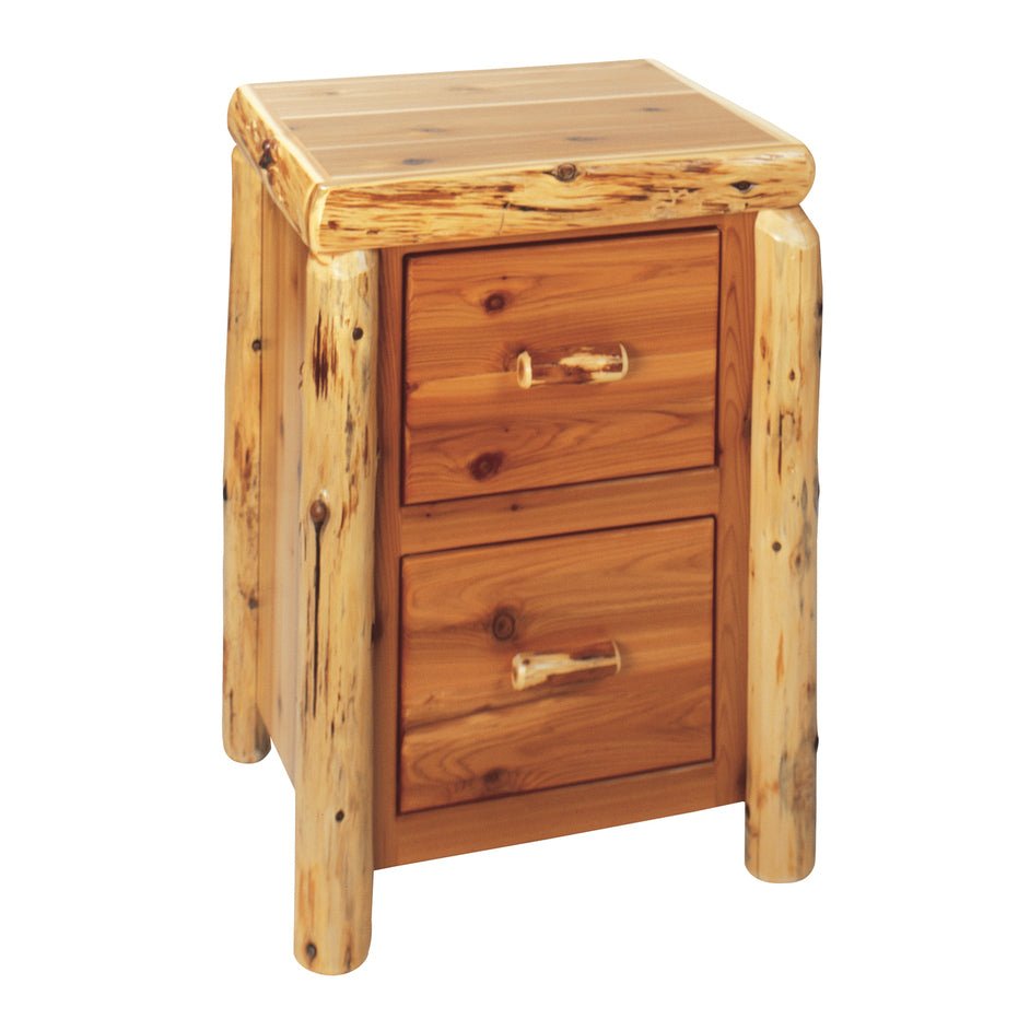 Cedar Two Drawer File Cabinet