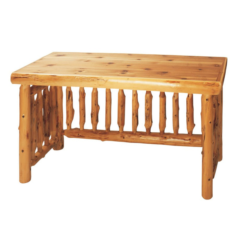 Cedar Log Spindle Writing Desk - Ozark Cabin Décor, LLC