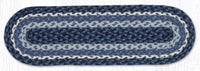 Blue, Gray, & Ivory Stair Tread - Ozark Cabin Décor, LLC