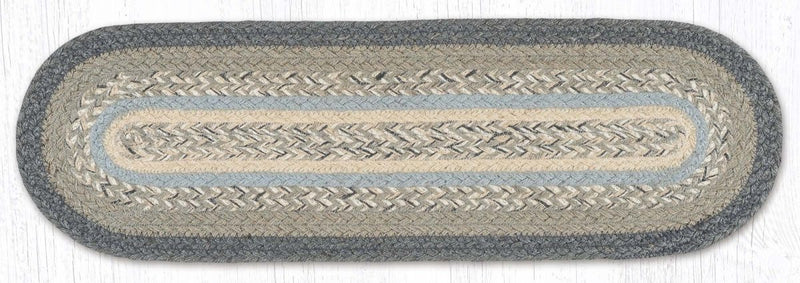 Charcoal, Gray, & Ivory Stair Tread - Ozark Cabin Décor, LLC