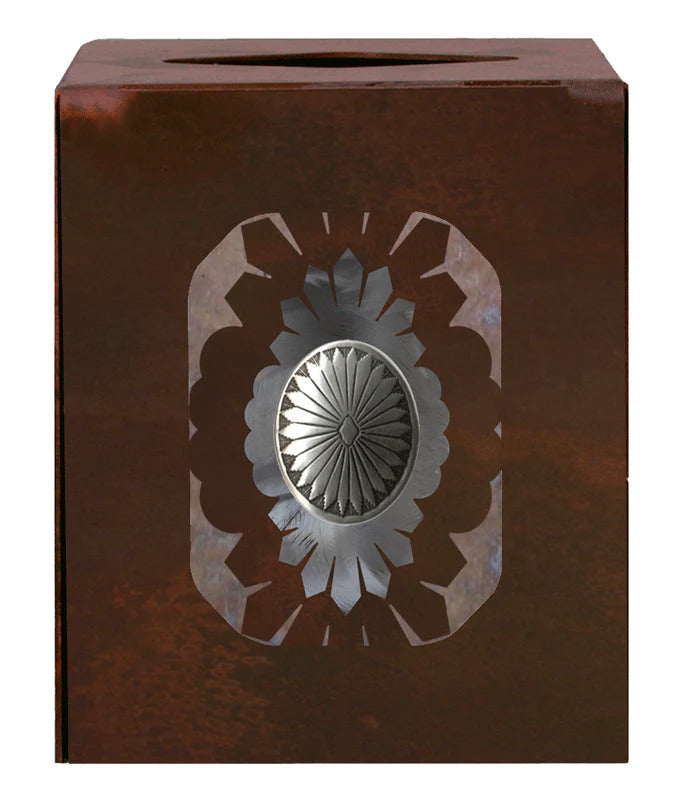 Sunburst Concho Square Tissue Cover