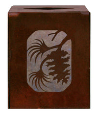 Pinecone Square Tissue Holder