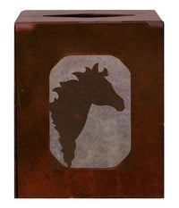 Horse Square Tissue Box Cover