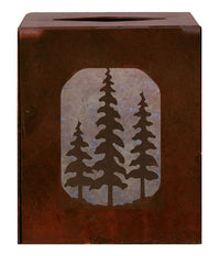 Pine Square Tissue Box Cover