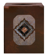Diamond Copper Square Tissue Cover