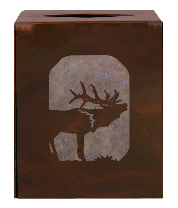 Elk Square Tissue Box Cover