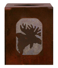 Moose Square Tissue Box Cover