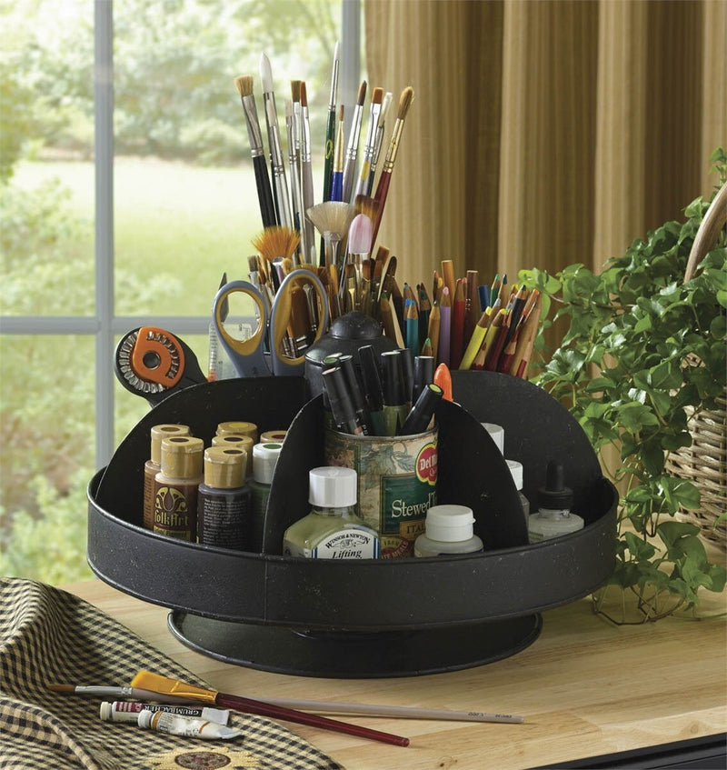 6 Pocket 14" Organizer Lazy Susan - Ozark Cabin Décor, LLC