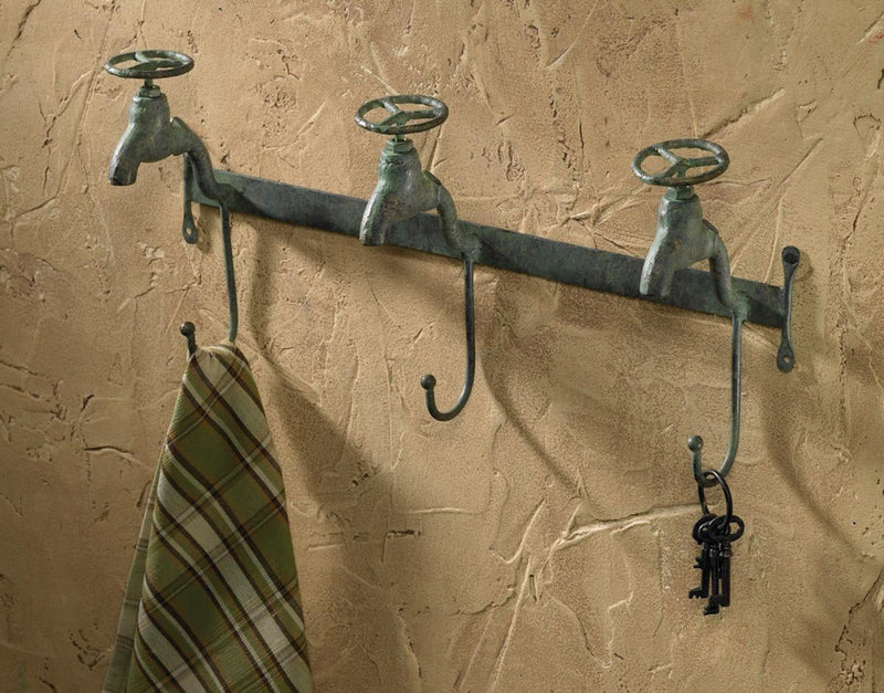 Water Faucet Triple Hook - Ozark Cabin Décor, LLC