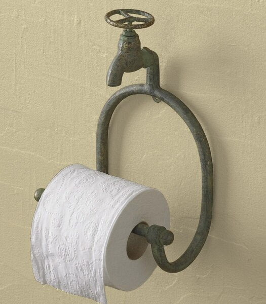 Water Faucet Toilet Tissue Holder - Ozark Cabin Décor, LLC