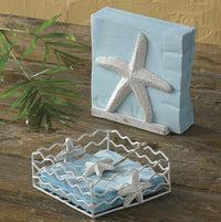 Starfish Beverage Napkin Holder - Ozark Cabin Décor, LLC