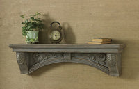 Mantle Shelf - Aged Gray - Ozark Cabin Décor, LLC