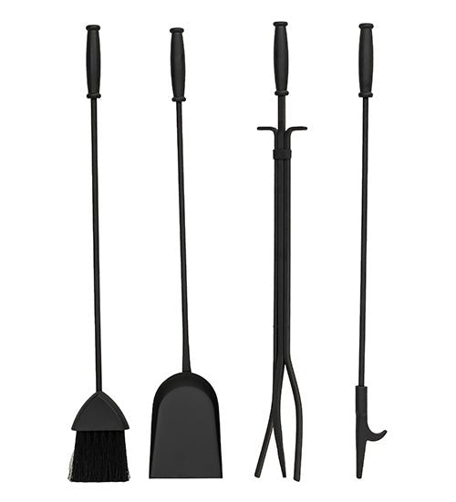 30" High Pine Branch 4-Piece Fire Place Tool Set - Ozark Cabin Décor, LLC