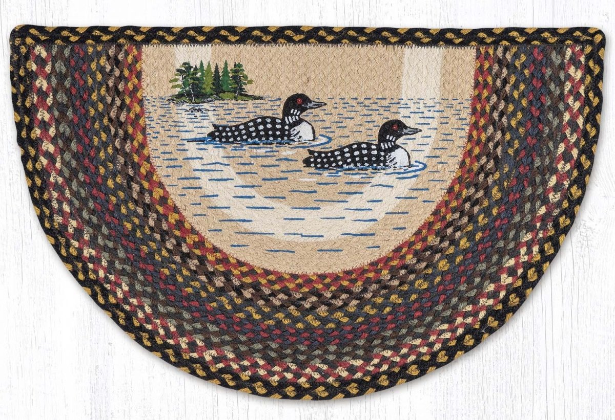 Loon Patch Slice Jute Rug - Ozark Cabin Décor, LLC