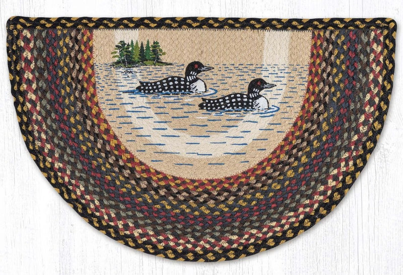 Loon Patch Slice Jute Rug - Ozark Cabin Décor, LLC