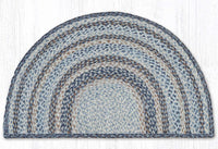 Denim Braided Jute Slice Rug - Ozark Cabin Décor, LLC