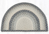 Gray/Sand/Ivory Braided Jute Slice Rug - Ozark Cabin Décor, LLC