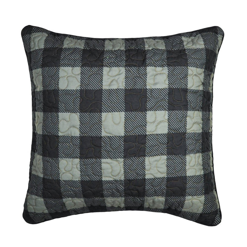 Bear Walk Plaid Decorative Pillow - Check - Ozark Cabin Décor, LLC