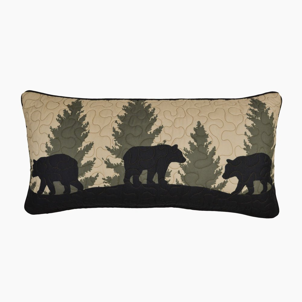 Bear Walk Plaid Decorative Pillow - Ozark Cabin Décor, LLC