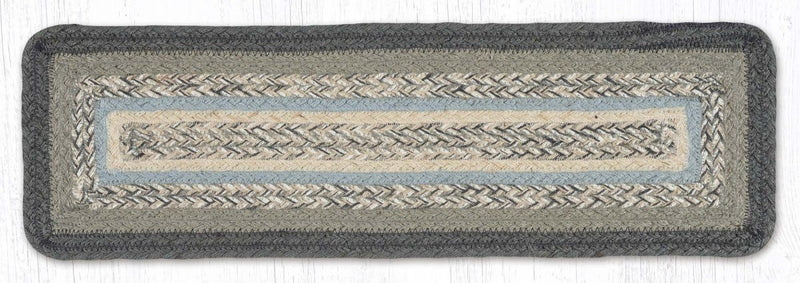 Charcoal, Gray, & Ivory Stair Tread - Ozark Cabin Décor, LLC
