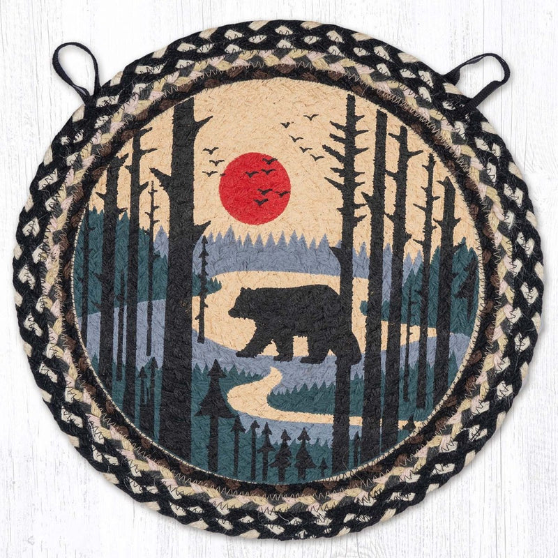 Bear Scene Chair Pad - Ozark Cabin Décor, LLC