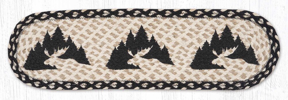 Graphic Moose Stair Tread - Ozark Cabin Décor, LLC