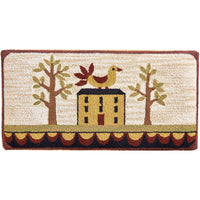 Bless Our Home Hooked Bench - Ozark Cabin Décor, LLC
