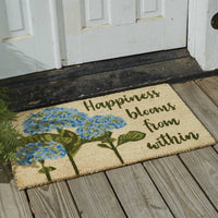 Happiness Blooms Doormat - Ozark Cabin Décor, LLC