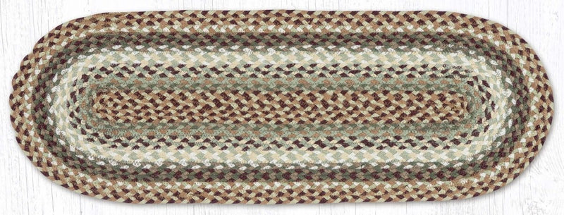 Buttermilk/Cranberry Jute Table Runner - Ozark Cabin Décor, LLC