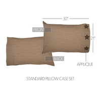 Farmhouse Star Quilt Collection - Pillow Case Set - Ozark Cabin Décor, LLC