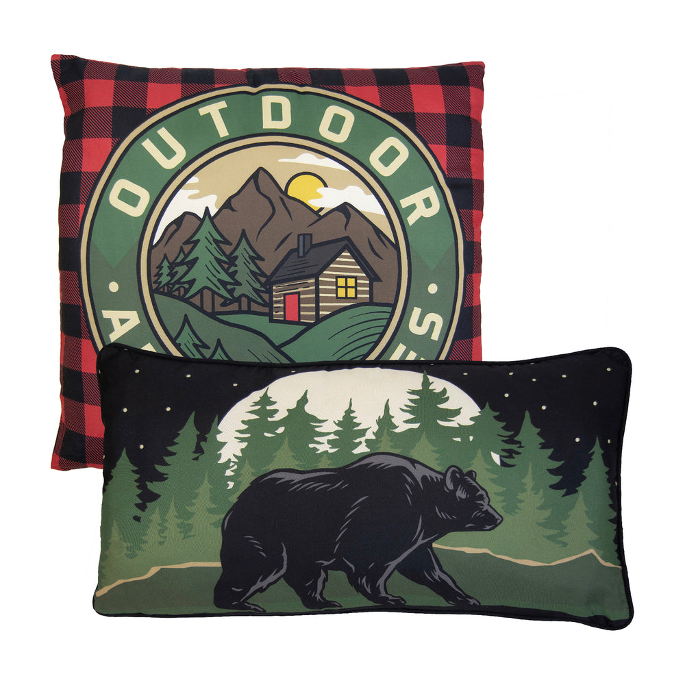 Foothills 3-Piece Quilt Set Deco Pillow Set