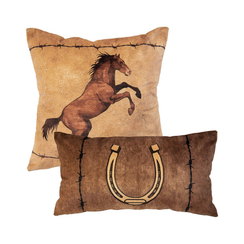 Cowboy Decorative Pillow Set - Ozark Cabin Décor, LLC