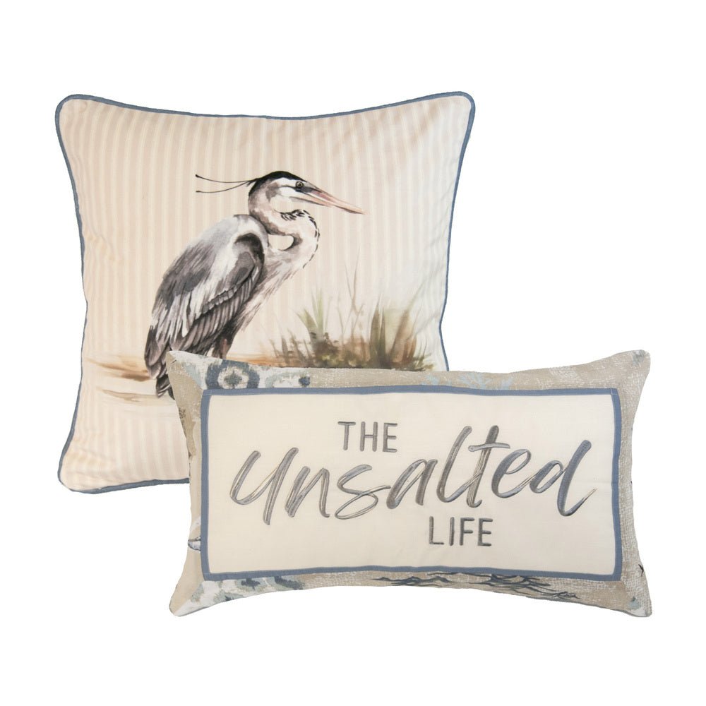 Seascape Decorative Pillow Set - Ozark Cabin Décor, LLC