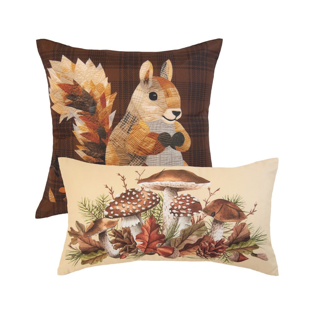 Pine Circle 3-Piece Quilt Set Deco Pillow Set 