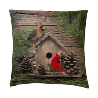 Cardinal Pine Decorative Pillow Set - Ozark Cabin Décor, LLC
