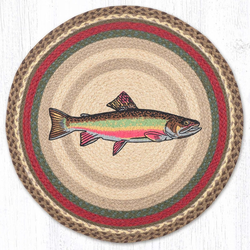Trout Round Rug - Ozark Cabin Décor, LLC