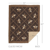 Farmhouse Star Quilt Collection - Throw Details - Ozark Cabin Décor, LLC
