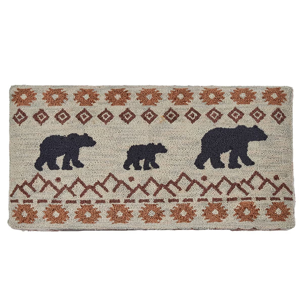 Traveler Hooked Bench - Ozark Cabin Décor, LLC