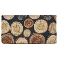 Wood Slices Hooked Bench - Ozark Cabin Décor, LLC