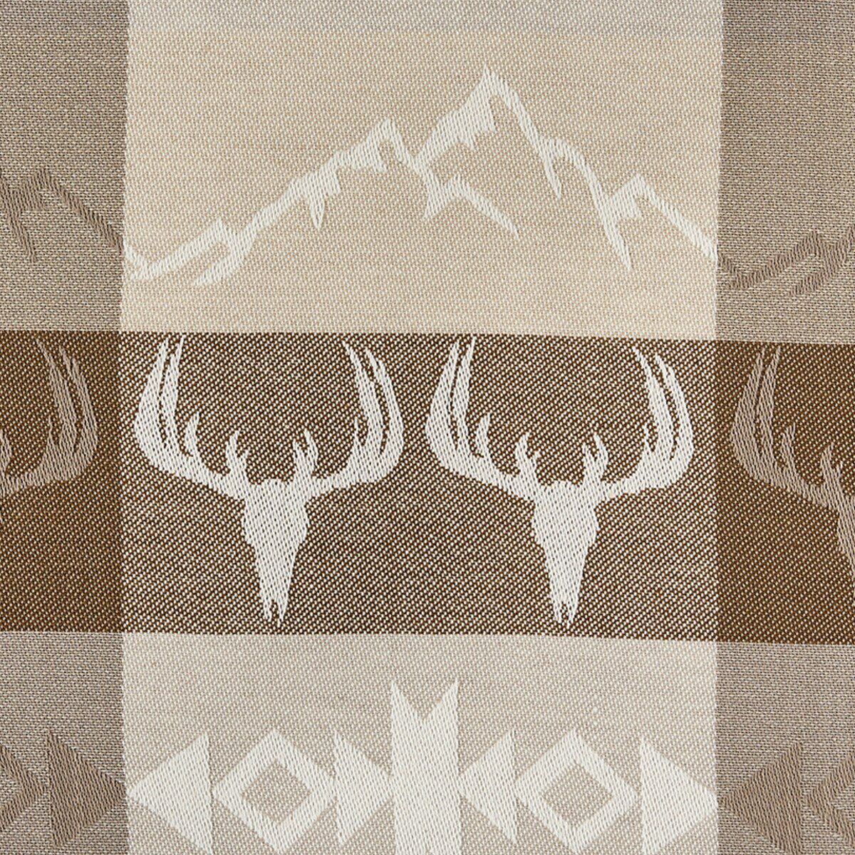 Mountain Refuge Jacquard Shower Curtain - Thumbnail 4