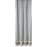 Ponderosa Pine Bordered Shower Curtain - Ozark Cabin Décor, LLC