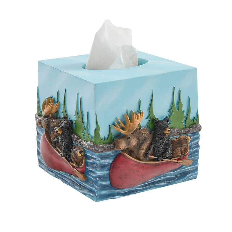 Summer Vacation Tissue Box Holder - Ozark Cabin Décor, LLC