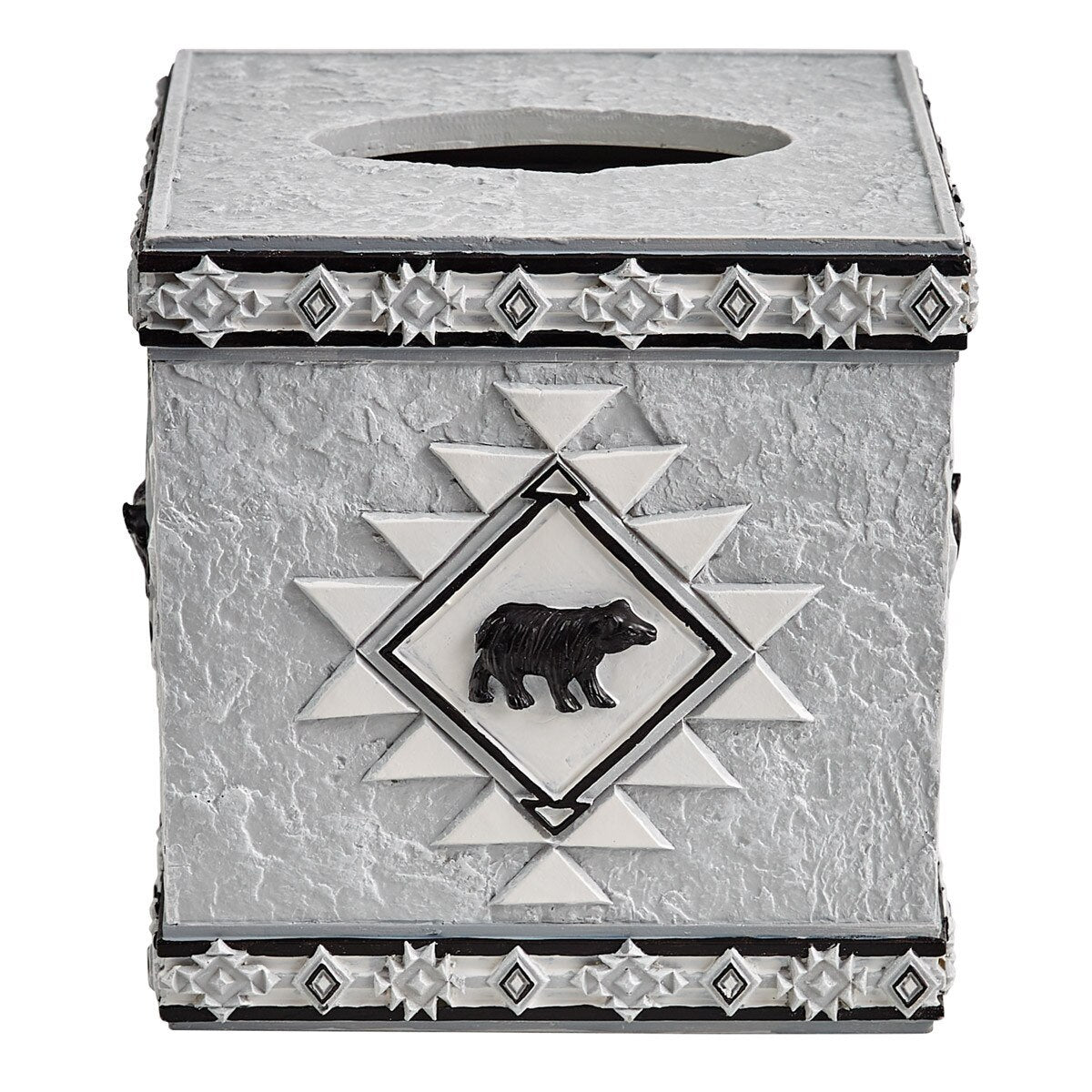 Tribal Tissue Box Cover - Ozark Cabin Décor, LLC