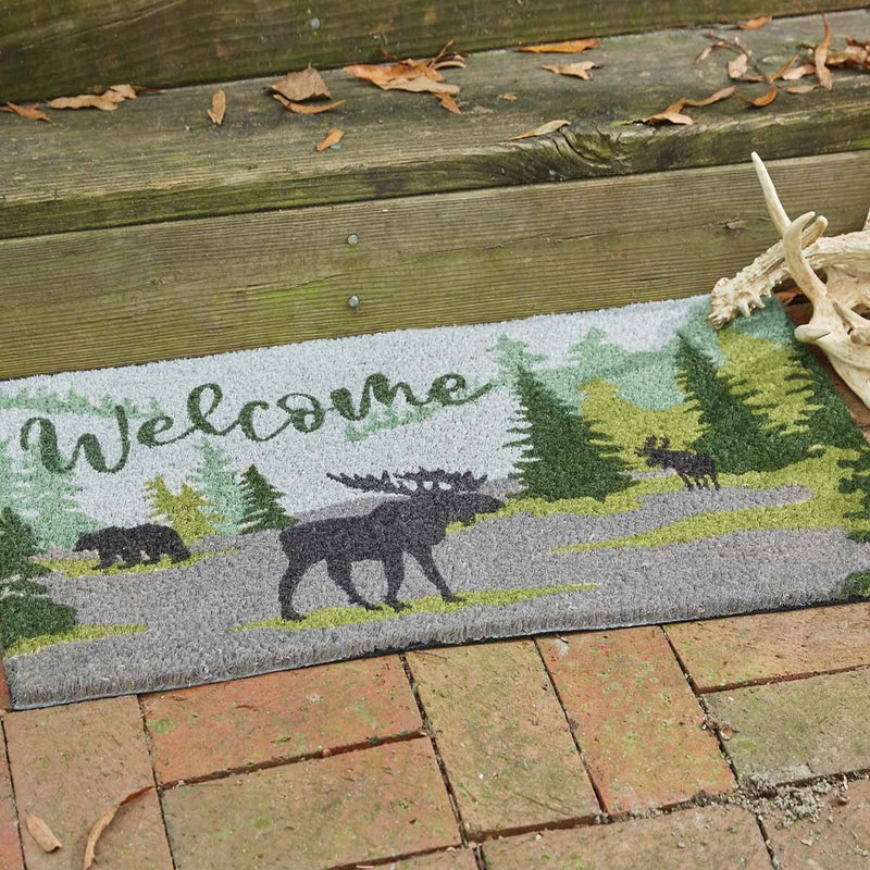 Watercolor Wildlife Doormat - Ozark Cabin Décor, LLC