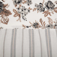 Annie Portabella Floral Ruffled Shower Curtain 