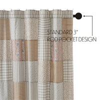 Kaila Patchwork Shower Curtain - Ozark Cabin Décor, LLC