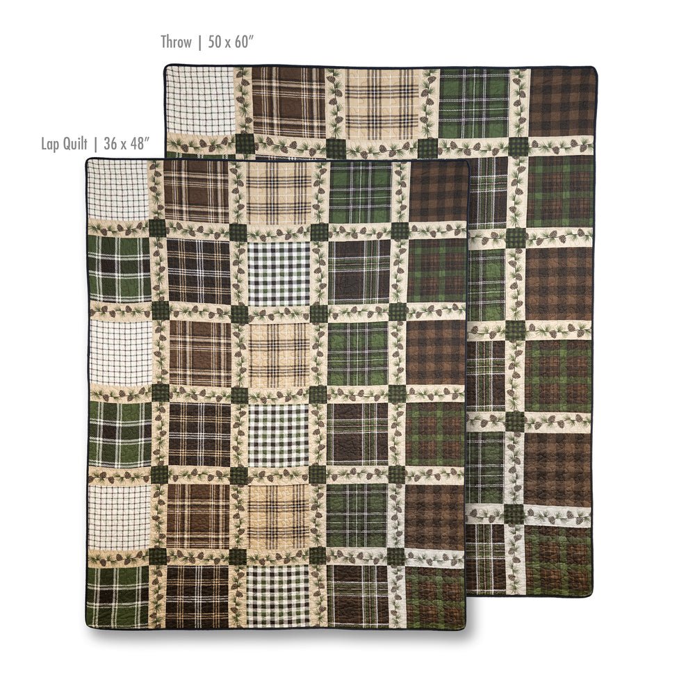Pine Patch 3-Pc Quilted Set - King - Thumbnail 5