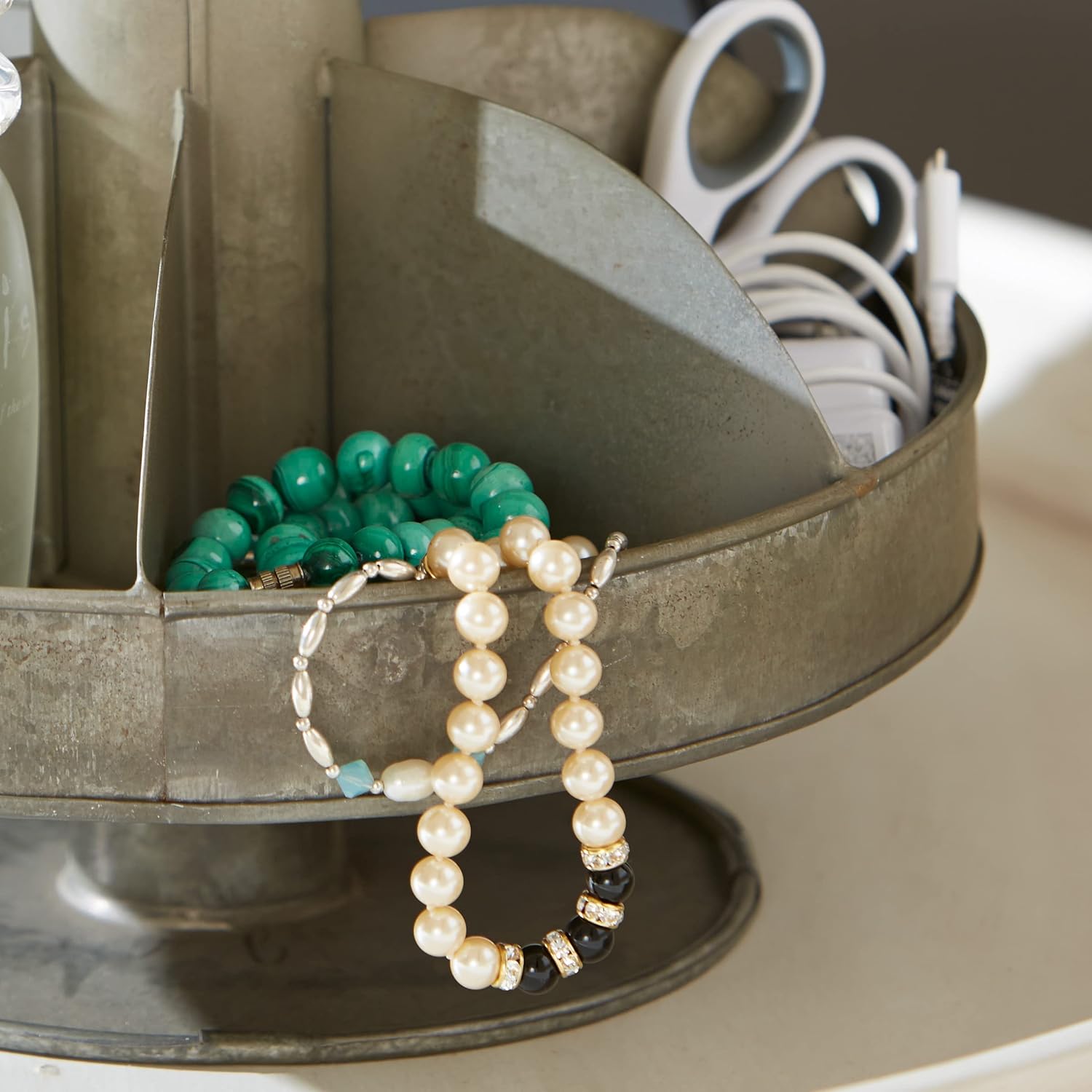 6 Pocket 10" Organizer Lazy Susan - Thumbnail 4