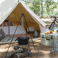 8-qt Cast Iron Camp Dutch Oven with Feet - Ozark Cabin Décor, LLC